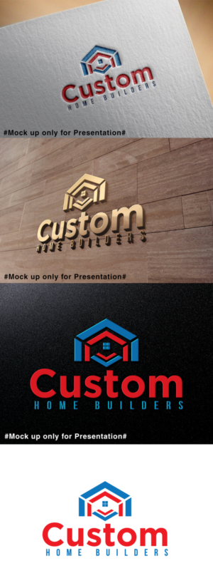 Logo Design by designmind78 for Custom Home Builders Pty Ltd | Design: #18817946