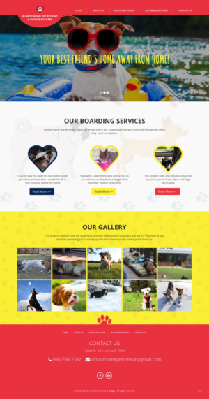 Web-Design von pb für Almost Home Pet Retreat | Design: #18780386