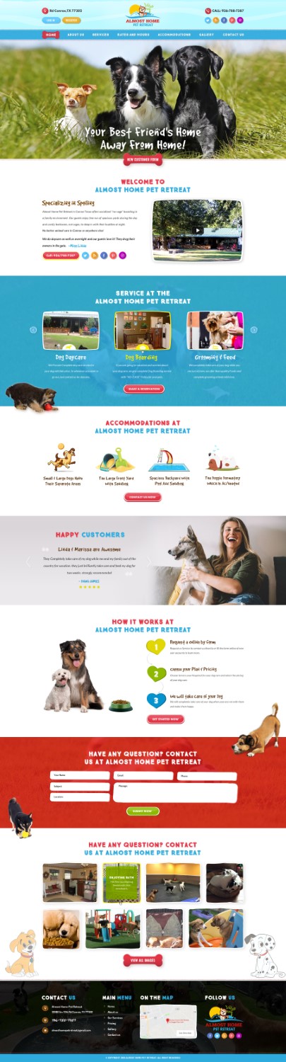 Web-Design von Reimagine für Almost Home Pet Retreat | Design: #18818272