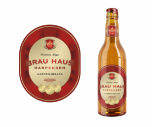 Harpenden Brau Haus Beer Bottle Label #1 | Label Design by ThomS