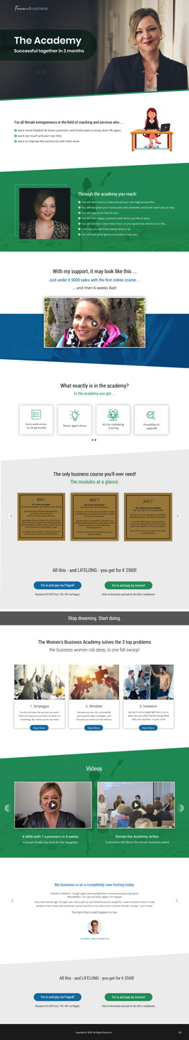 WordPress-Design von pb für Kathrin Luty | Design: #18780345