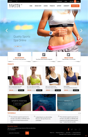 Web Design by pb for this project | Design: #5157241