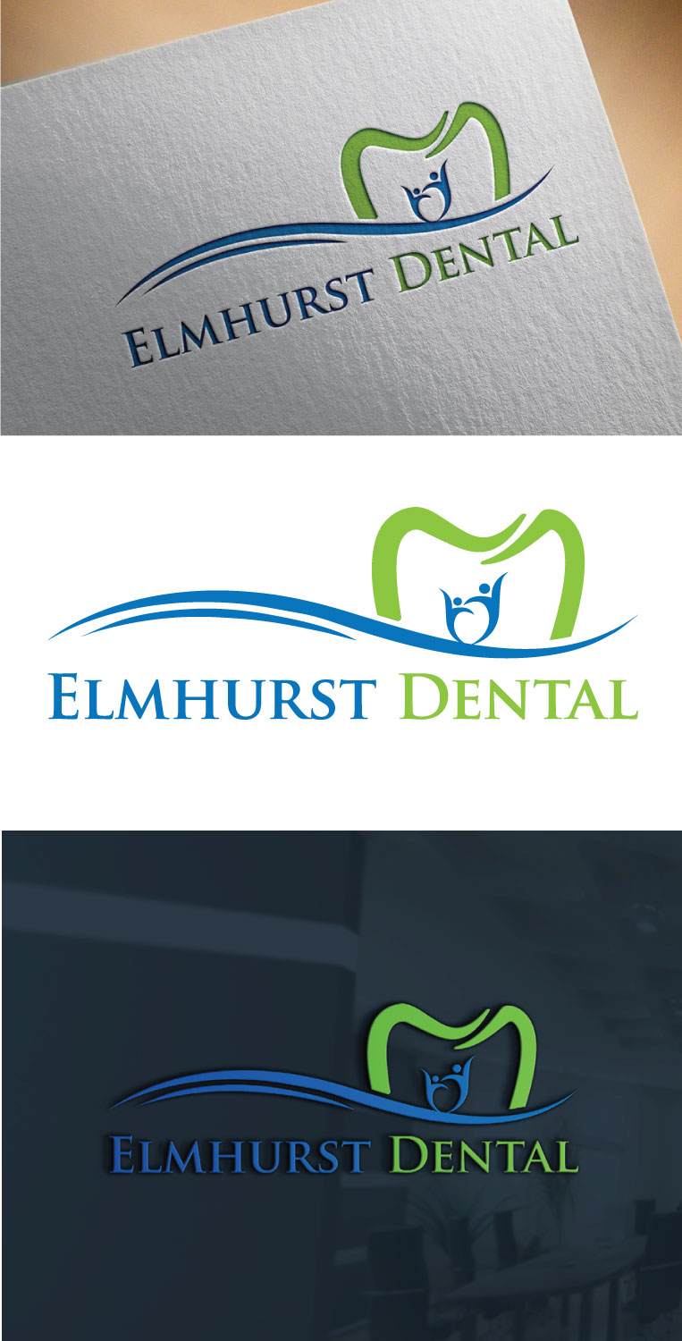Logo Design by creativerahman82 2 for Elmhurst Dental | Design #18764935