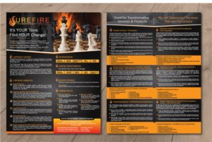 SureFire Transformation LLC. Capabilities Statement | Flyer Design by alex989