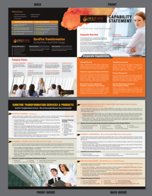 SureFire Transformation LLC. Capabilities Statement | Flyer Design by meet007
