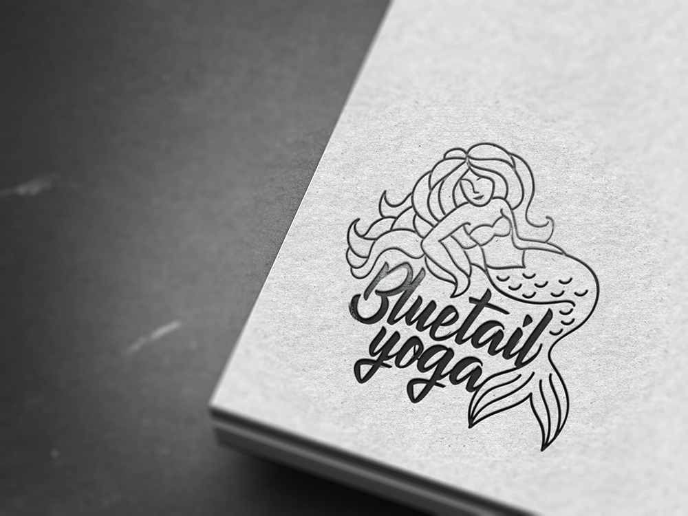 Logo-Design von Irina Makedonska für Bluetail Yoga  | Design #18805318