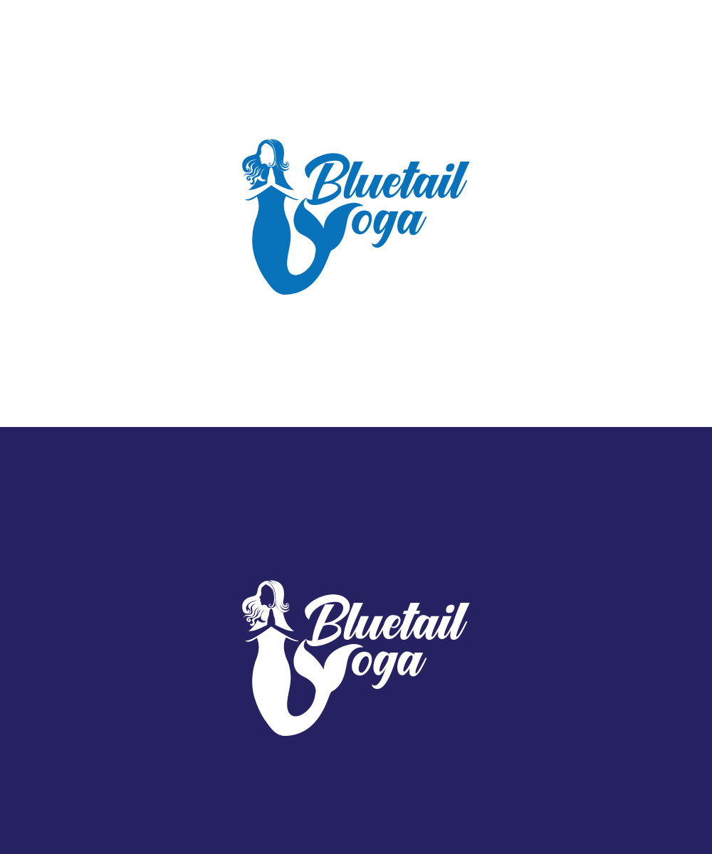 Logo Design by ART DEPOT for Bluetail Yoga  | Design #18851175