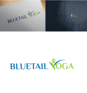 Diseño de Logo por imyounuspathan 2 para Bluetail Yoga  | Diseño: #18782546