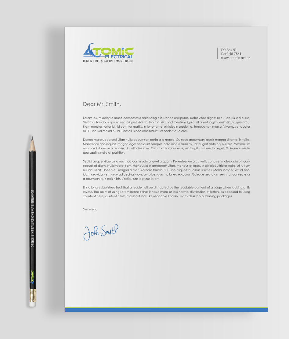 Stationery Design by chandrayaan.creative for this project | Design #18795427