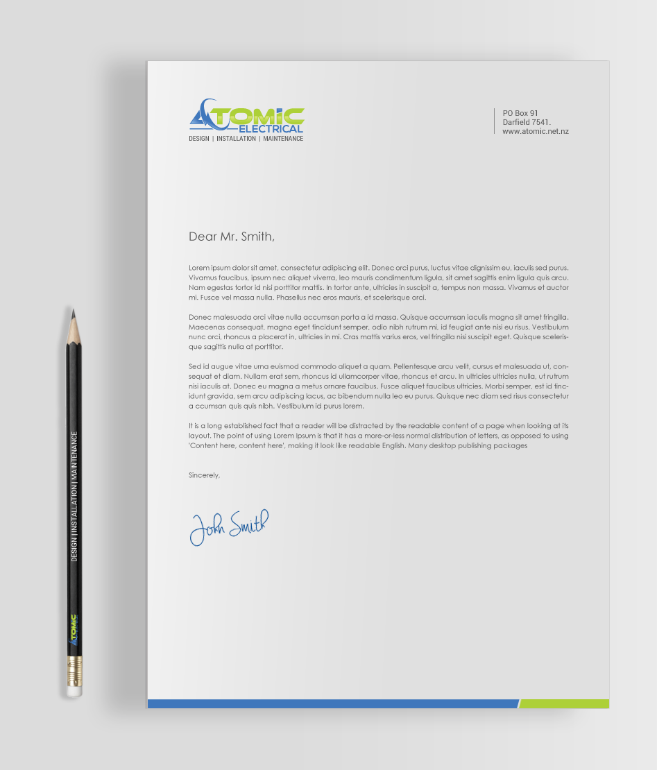 Stationery Design by chandrayaan.creative for this project | Design #18795432