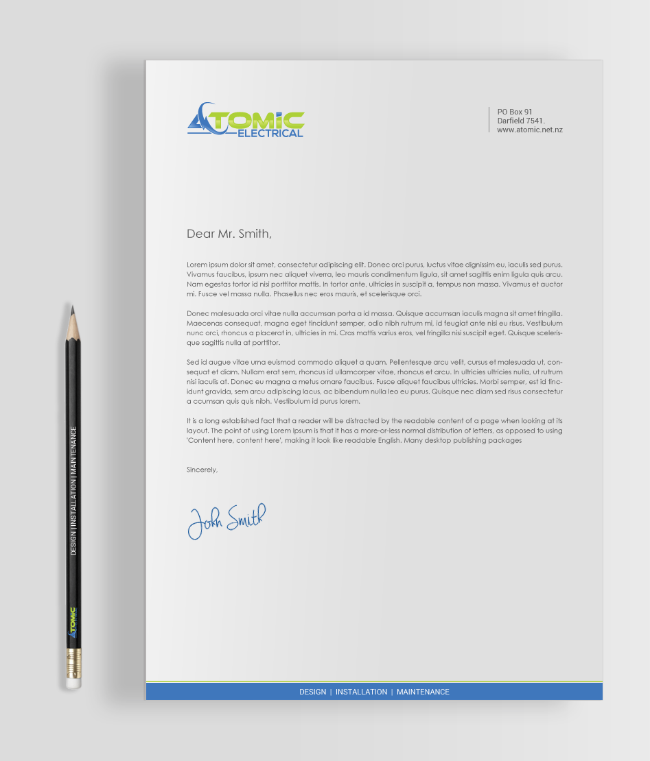 Stationery Design by chandrayaan.creative for this project | Design #18795433