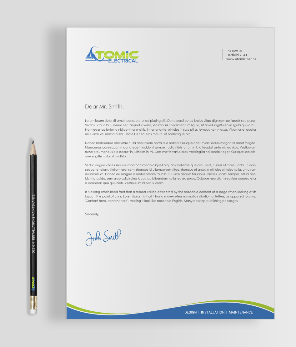 Stationery Design by chandrayaan.creative for this project | Design #18796716