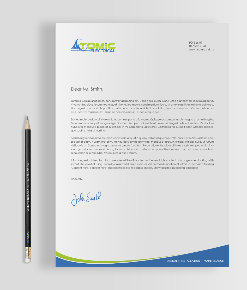 Stationery Design by chandrayaan.creative for this project | Design #18796717