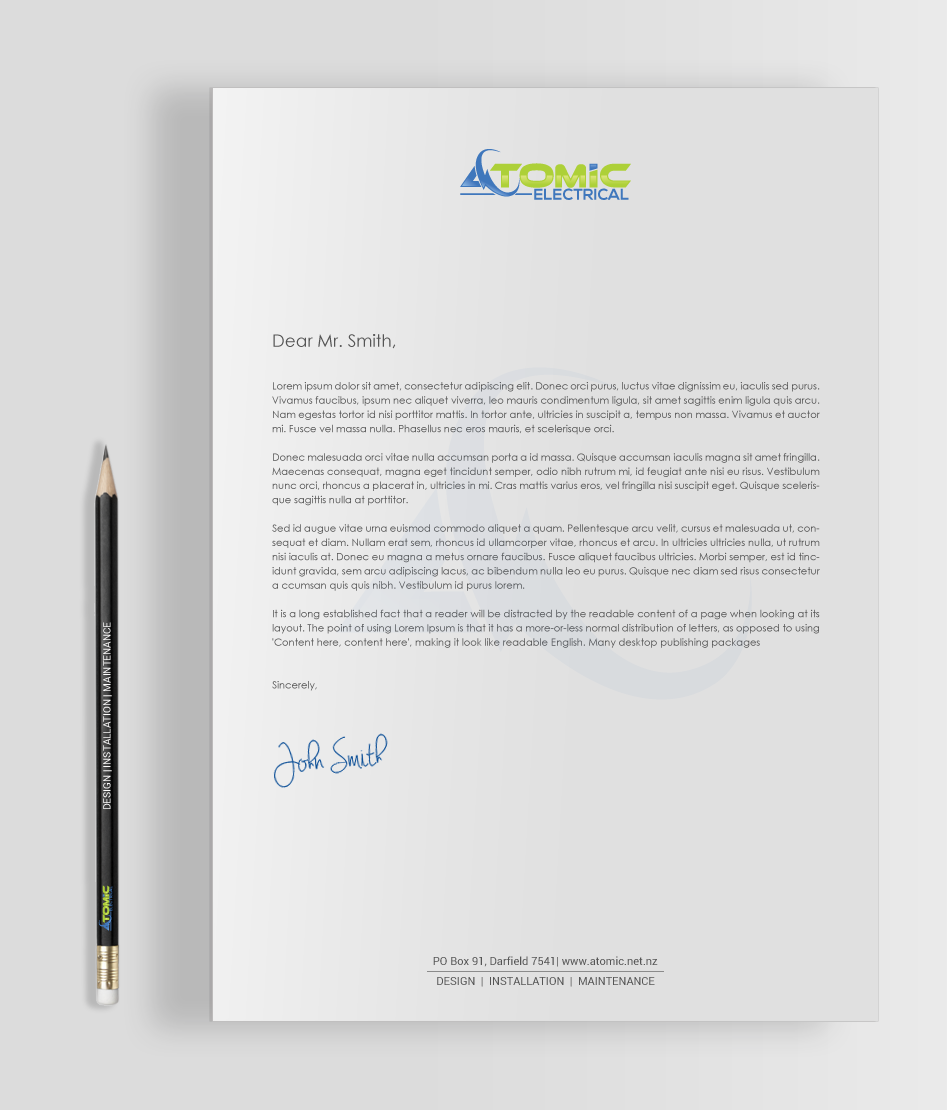 Stationery Design by chandrayaan.creative for this project | Design #18798623