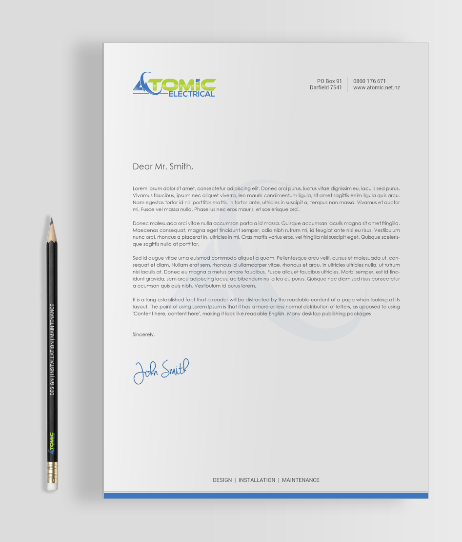 Stationery Design by chandrayaan.creative for this project | Design #18802828