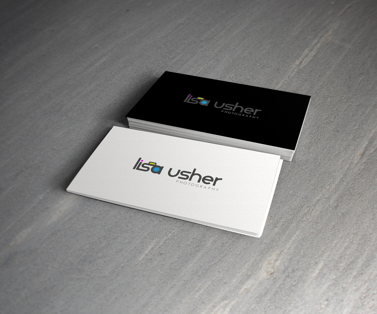 Logo and Business Card Design by Senpachie for Lisa Usher Photography | Design #2940335