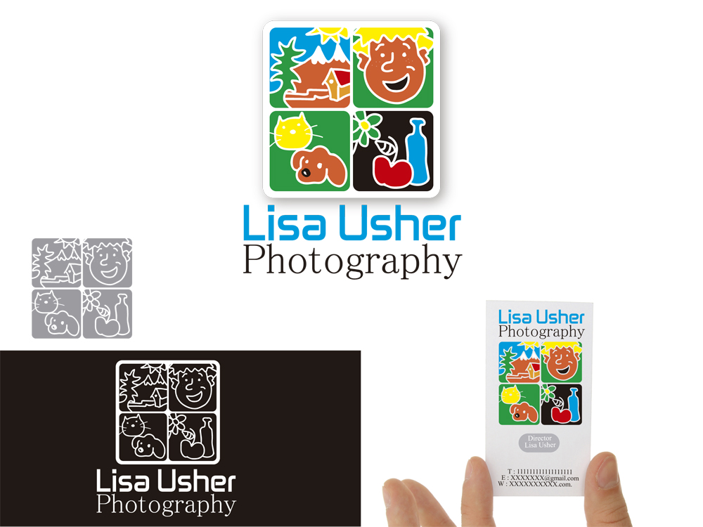 Logo and Business Card Design by nanocb72 for Lisa Usher Photography | Design #2939581