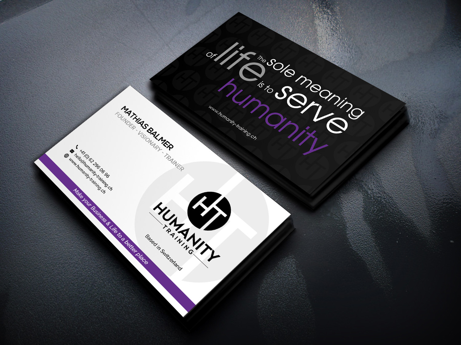 Business Card Design by Sandaruwan for Humanity Training | Design: #18762602