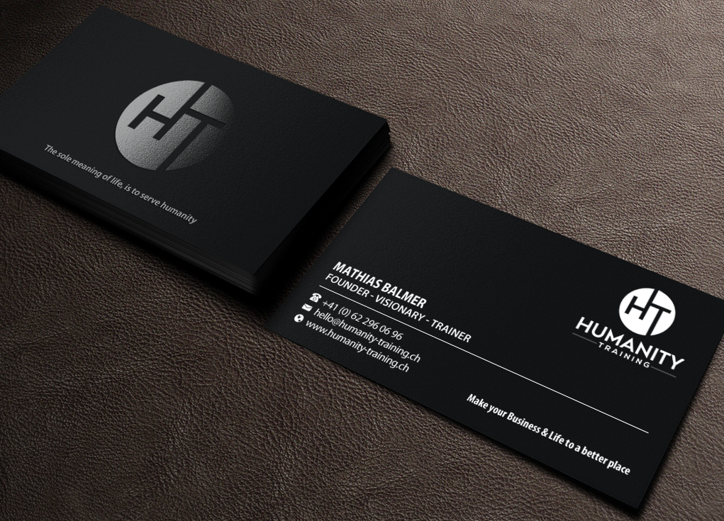 Business Card Design by Brand aid for Humanity Training | Design #18761612