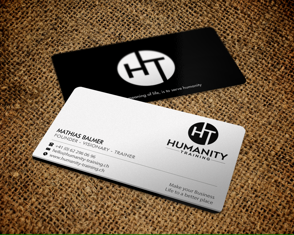 Business Card Design by Brand aid for Humanity Training | Design #18761618