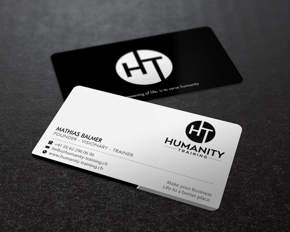 Business Card Design by Brand aid for Humanity Training | Design #18761619