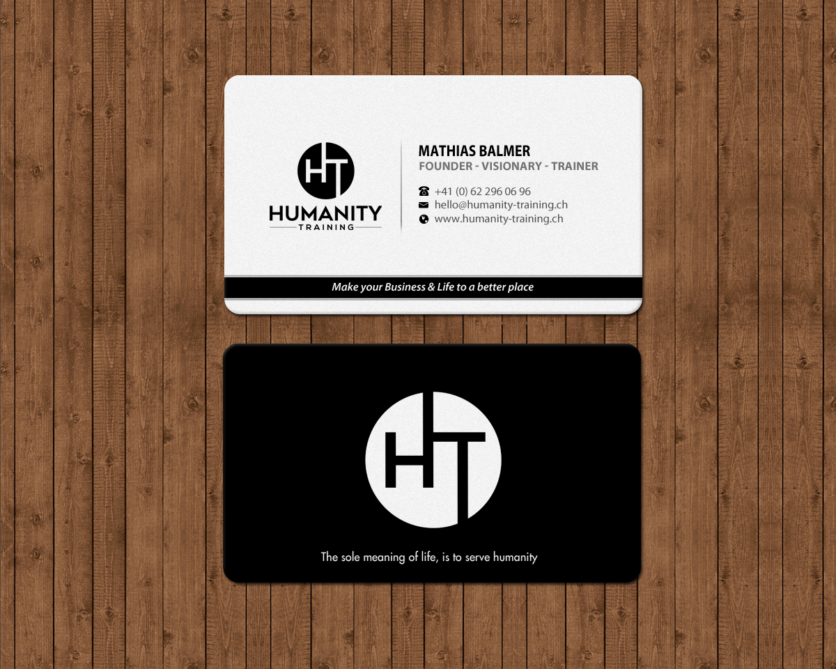 Business Card Design by Brand aid for Humanity Training | Design #18761624
