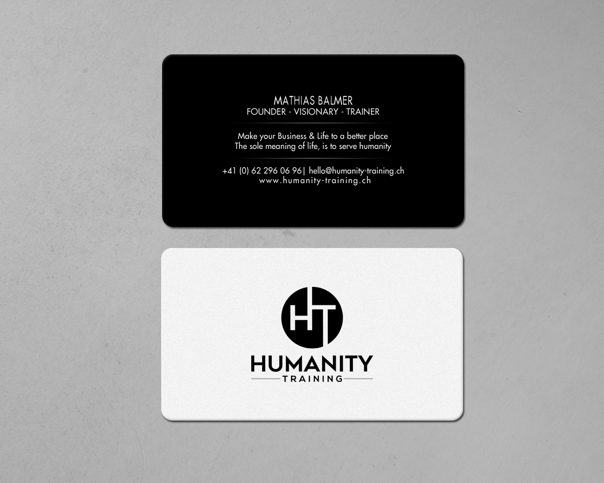 Business Card Design by Brand aid for Humanity Training | Design #18761642