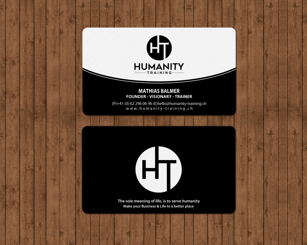 Business Card Design by Brand aid for Humanity Training | Design #18761644