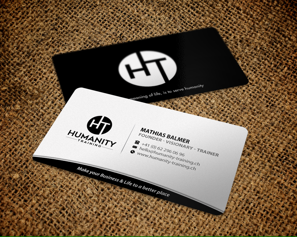 Business Card Design by Brand aid for Humanity Training | Design #18761645