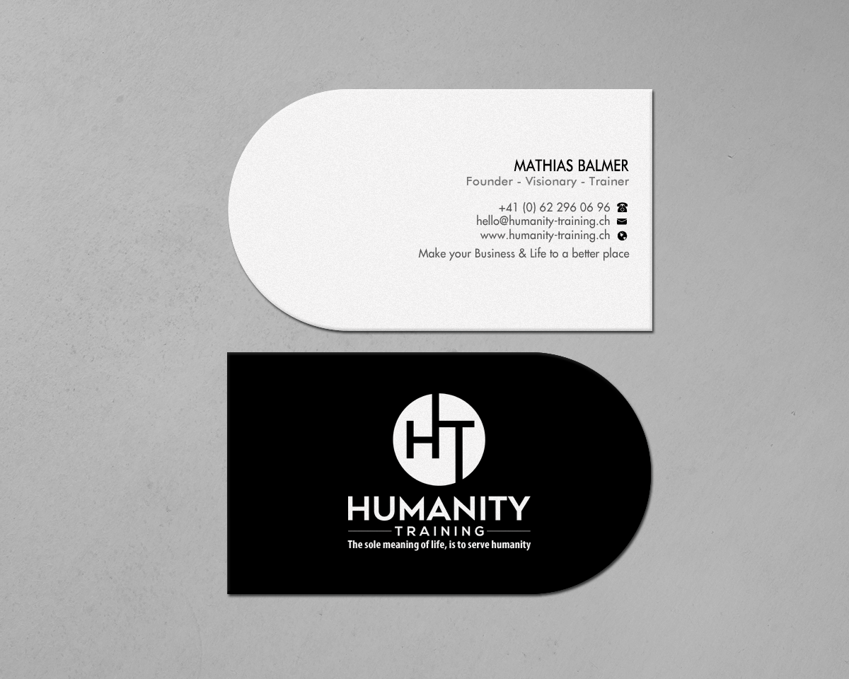 Business Card Design by Brand aid for Humanity Training | Design #18761673