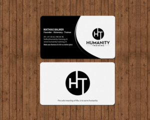 Business Card Design by Brand aid for Humanity Training | Design: #18761676