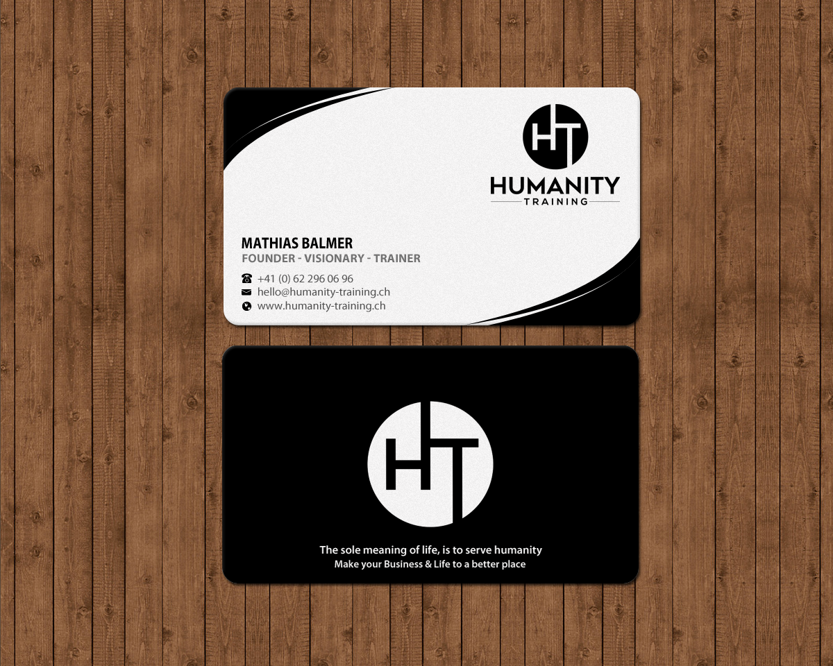Business Card Design by Brand aid for Humanity Training | Design #18761682