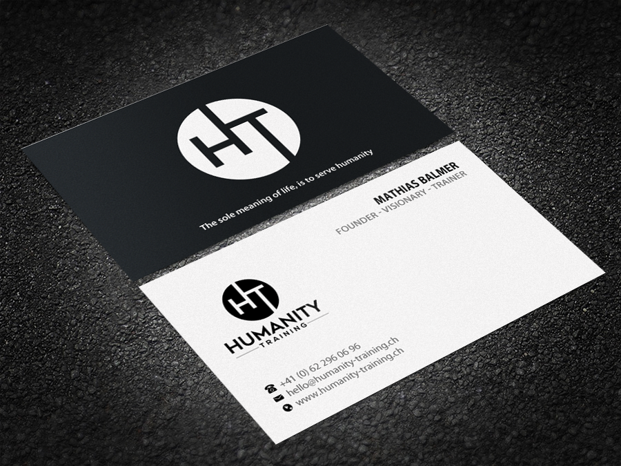 Business Card Design by Brand aid for Humanity Training | Design #18761683