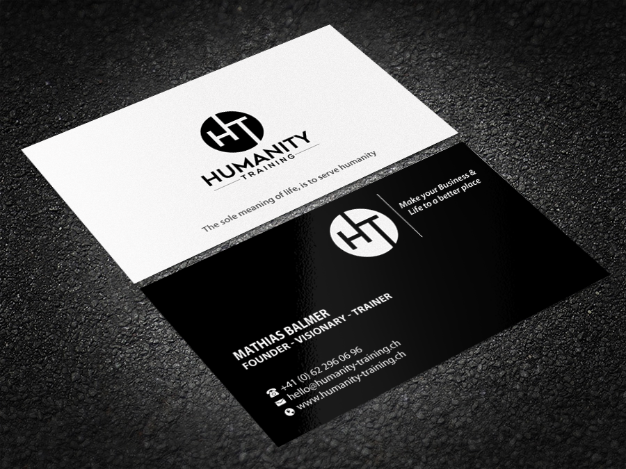 Business Card Design by Brand aid for Humanity Training | Design #18761684