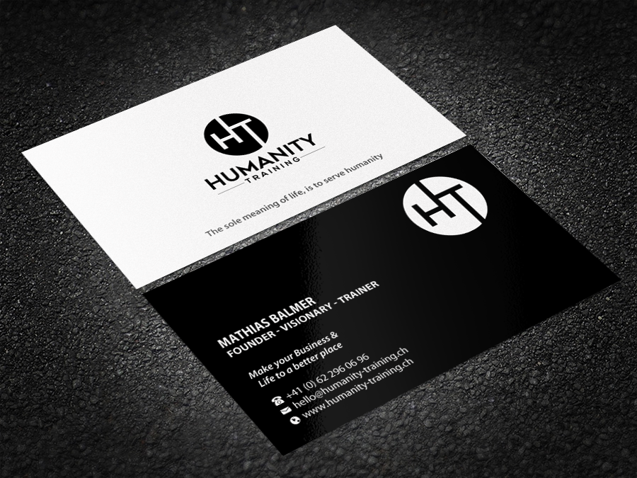 Business Card Design by Brand aid for Humanity Training | Design #18761685