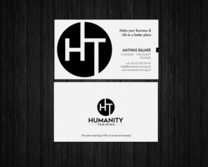 Business Card Design by chandrayaan.creative for Humanity Training | Design: #18759510
