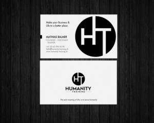 Design de Carte de Visite par chandrayaan.creative pour Humanity Training | Design #18759511