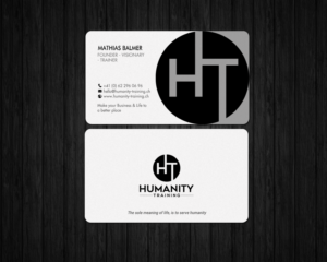 Business Card Design by chandrayaan.creative for Humanity Training | Design: #18759897