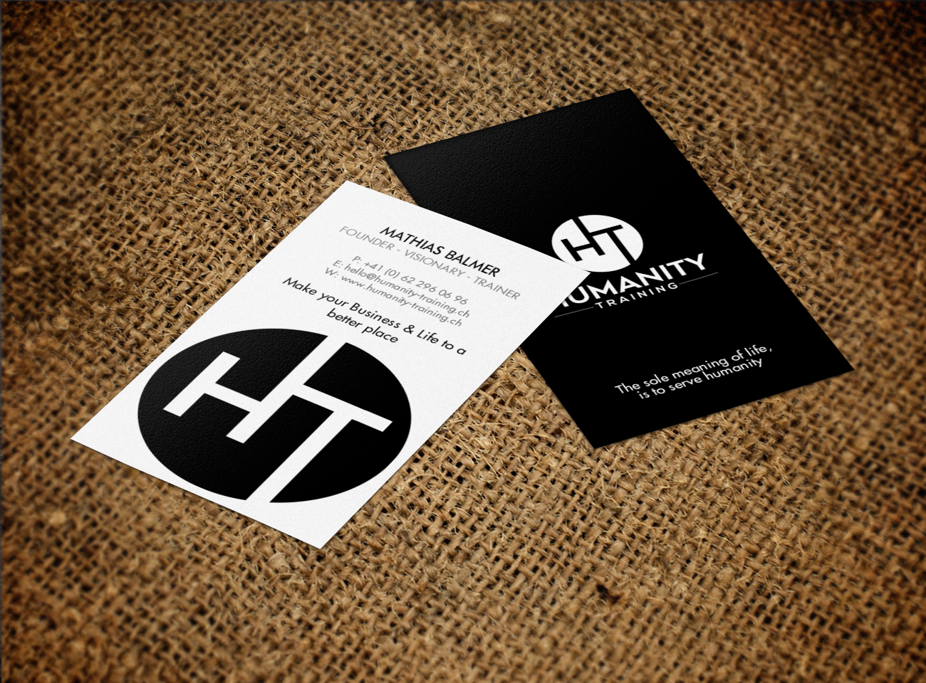 Business Card Design by chandrayaan.creative for Humanity Training | Design #18759904