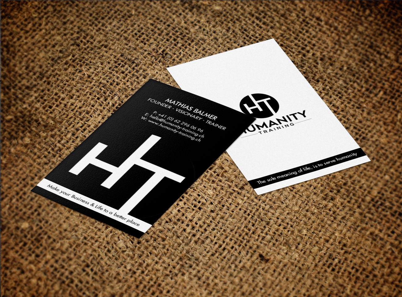 Business Card Design by chandrayaan.creative for Humanity Training | Design #18759905