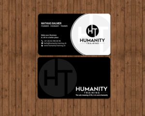Business Card Design by chandrayaan.creative for Humanity Training | Design: #18761539