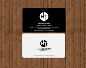 Business Card Design by chandrayaan.creative for Humanity Training | Design: #18761540