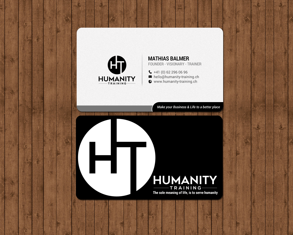 Business Card Design by chandrayaan.creative for Humanity Training | Design #18761553