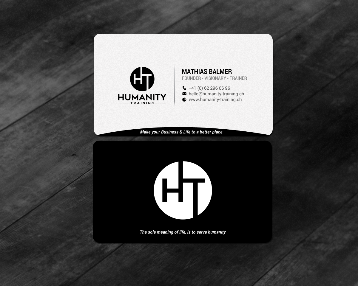 Business Card Design by chandrayaan.creative for Humanity Training | Design #18761556