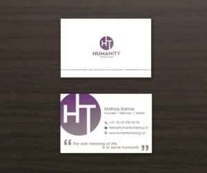 Business Card Design by mimko26 for Humanity Training | Design: #18762479