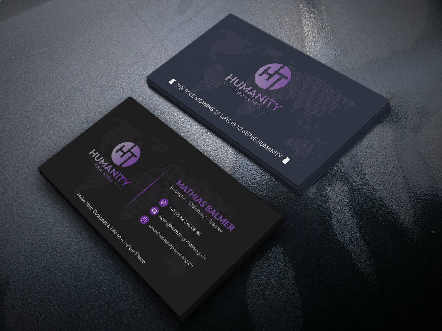 Business Card Design by Jarrin for Humanity Training | Design #18760550