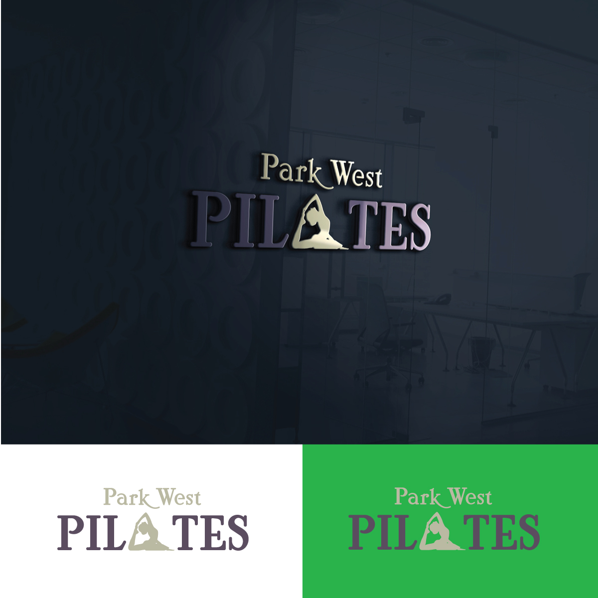 Logo Design by parvez 3 for Park West Pilates  | Design #18784006