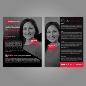 Innovations and Customer Experience Store Walking Tour: Amazon-Proofing Retail | Design de Flyer par Schöpfer