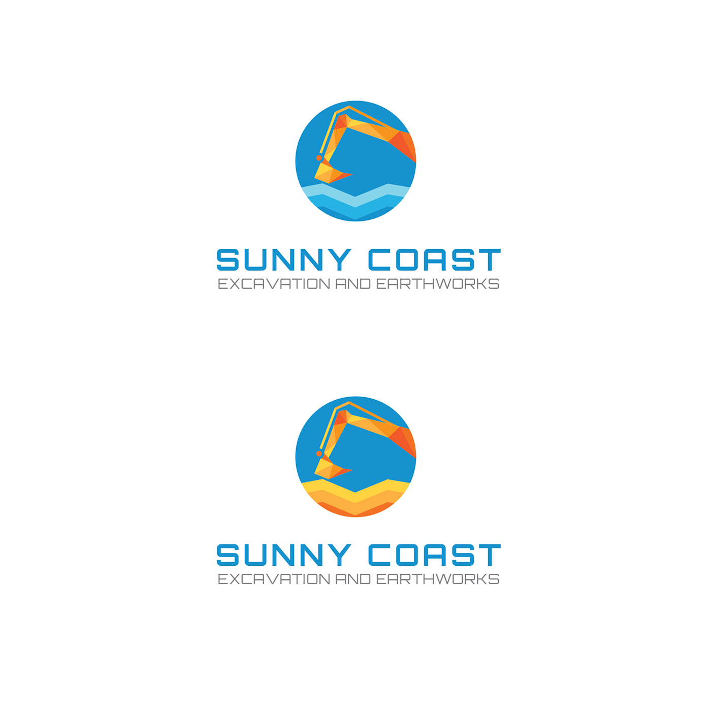 Logo Design by Trang cyp for Sunny Coast Excavation and Earthworks  | Design #18787865