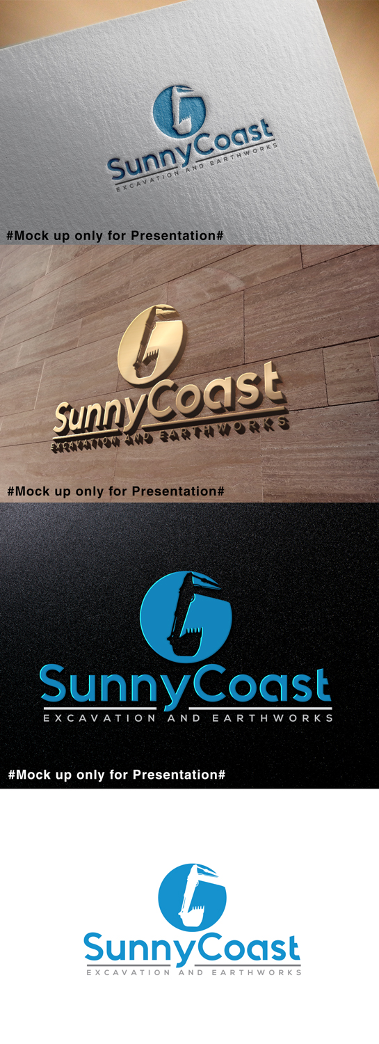 Diseño de Logo por designmind78 para Sunny Coast Excavation and Earthworks  | Diseño: #18787564